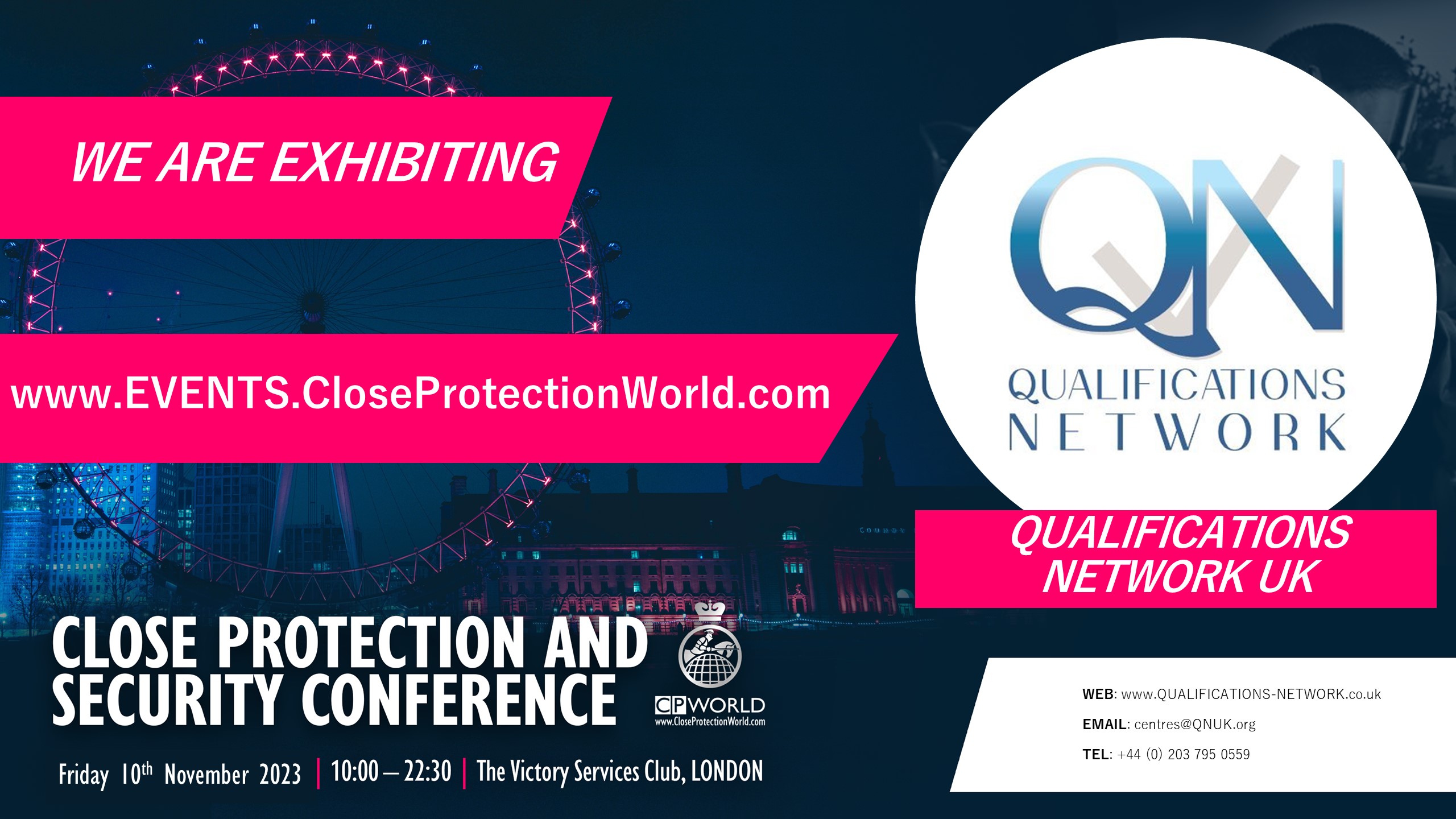 CP Conference Exhibitor and Speaker – QNUK
