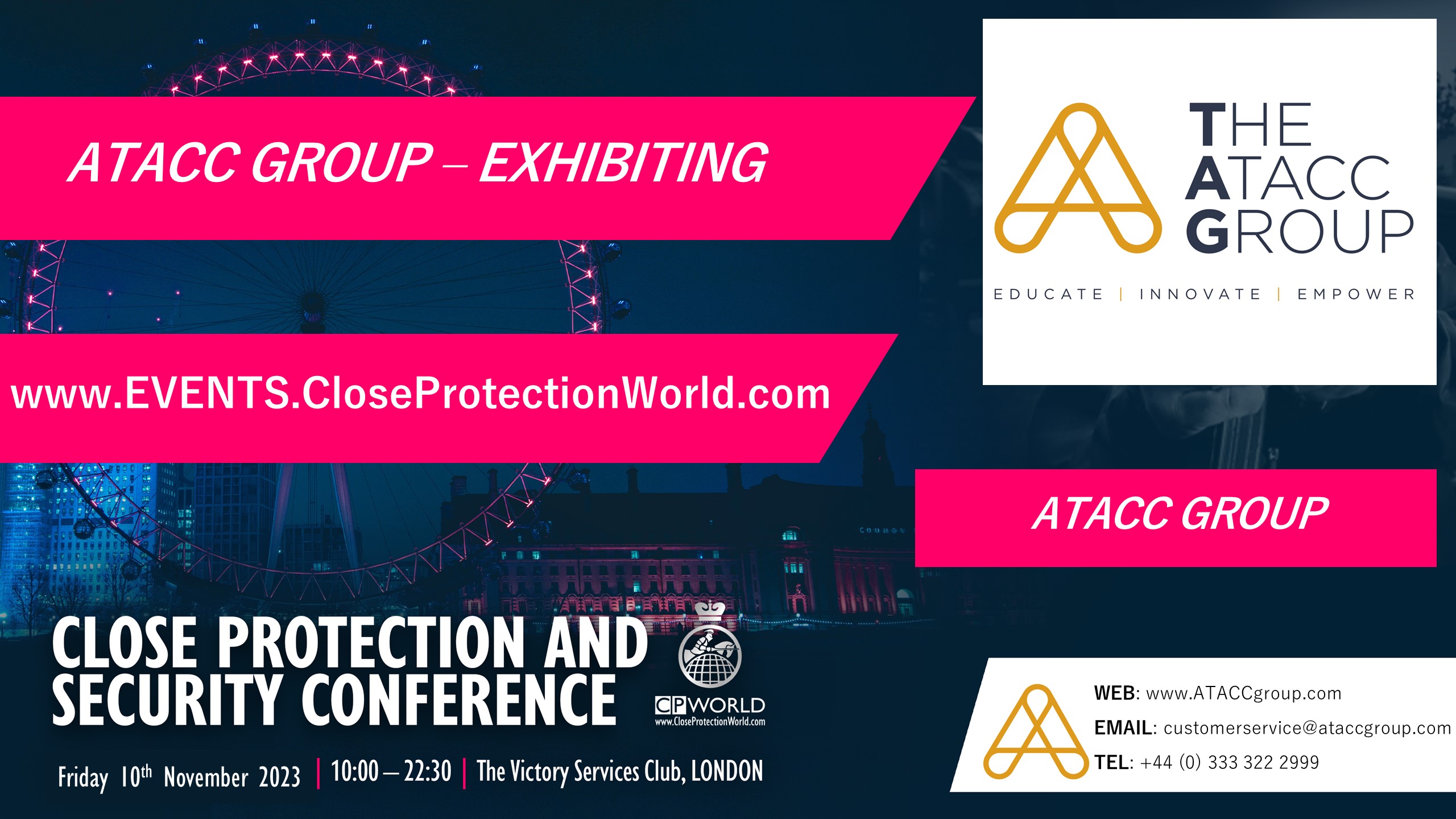 CP Conference Exhibitor and Sponsor – The ATACC Group