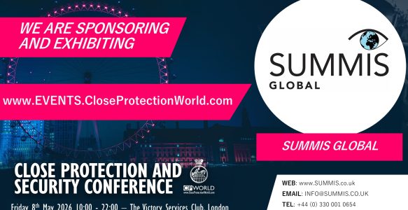New Sponsor and Exhibitor for the Close Protection Conference in London – Summis Global Ltd