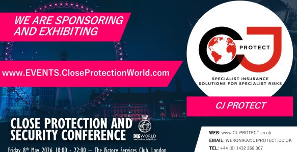 New Speaker, Sponsor and Exhibitor for the Close Protection Conference in London – CJ Protect