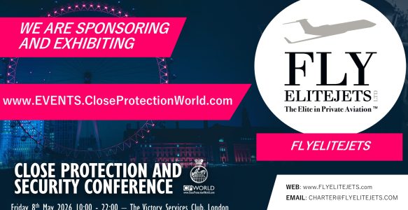 New Sponsor and Exhibitor for the Close Protection Conference in London – FlyEliteJets