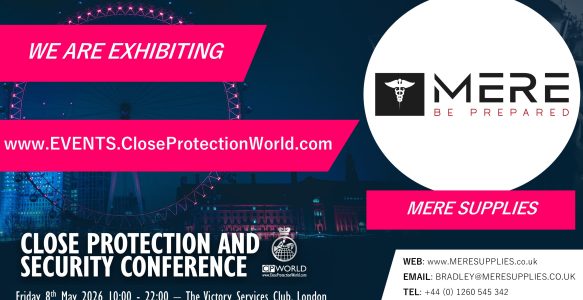 New Exhibitor for the Close Protection Conference in London – MERE Supplies