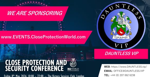 New Sponsor for the Close Protection Conference in London – Dauntless VIP Ltd