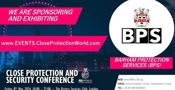New Sponsor and Exhibitor for the Close Protection Conference in London – Barham Protection Services (BPS)