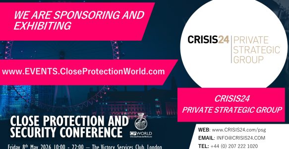 New Sponsor and Exhibitor for the Close Protection Conference in London – Crisis24 Private Strategic Group