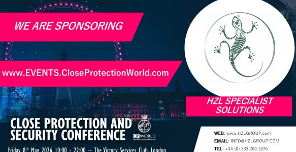 New Sponsor for the Close Protection Conference in London – HZL Specialist Solutions