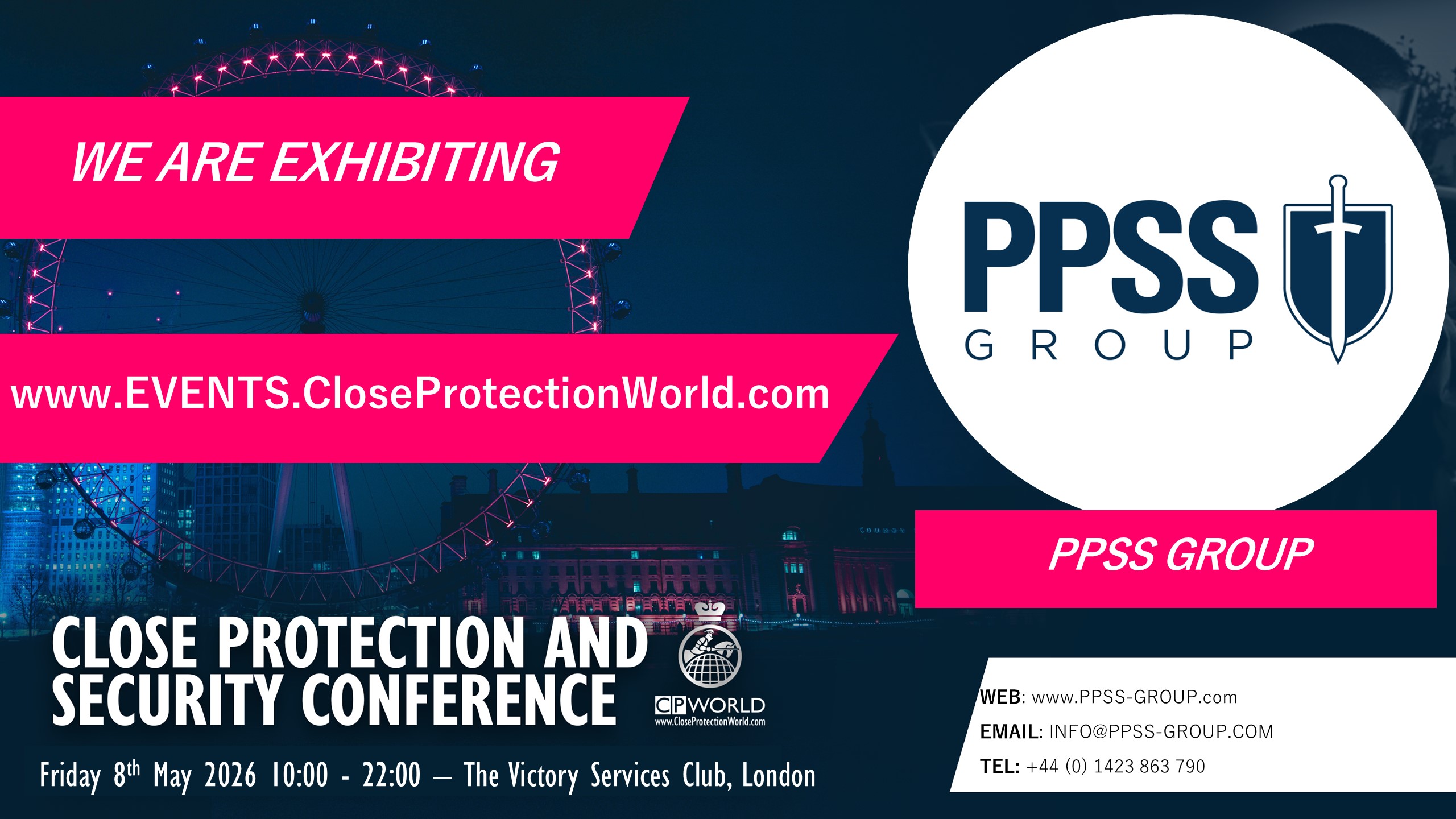 New Exhibitor for the Close Protection Conference in London – PPSS Group
