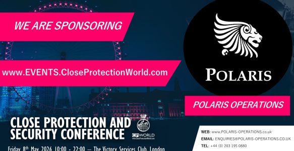 New Sponsor for the Close Protection Conference in London – Polaris Operations