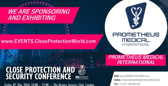 New Sponsor and Exhibitor for the Close Protection Conference in London – Prometheus Medical International