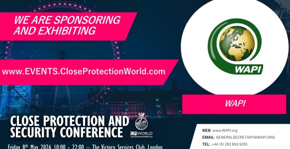 New Sponsor and Exhibitor for the Close Protection Conference in London – WAPI