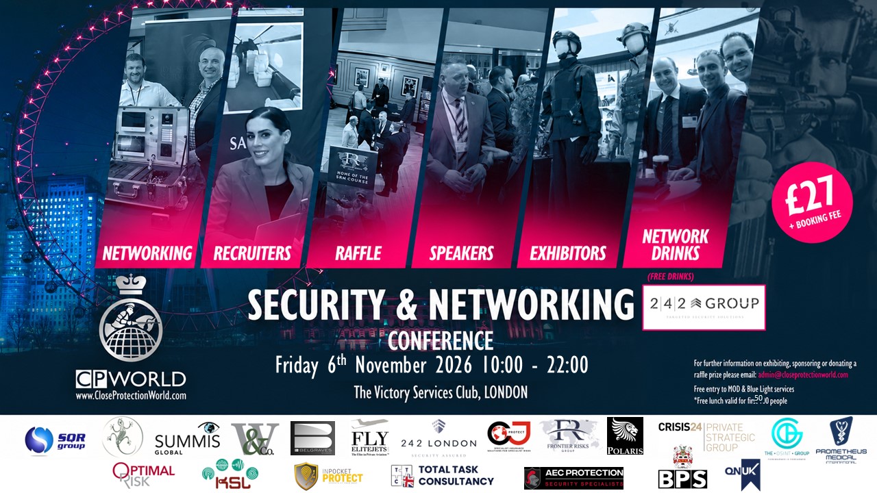 Close Protection World Returns to London for the CPWorld Winter Conference 2026