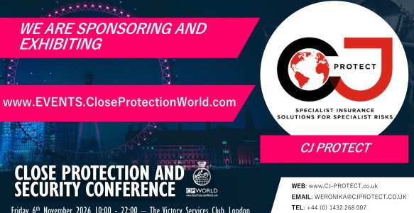 New Sponsor and Exhibitor for the Close Protection Conference in London – CJ Protect